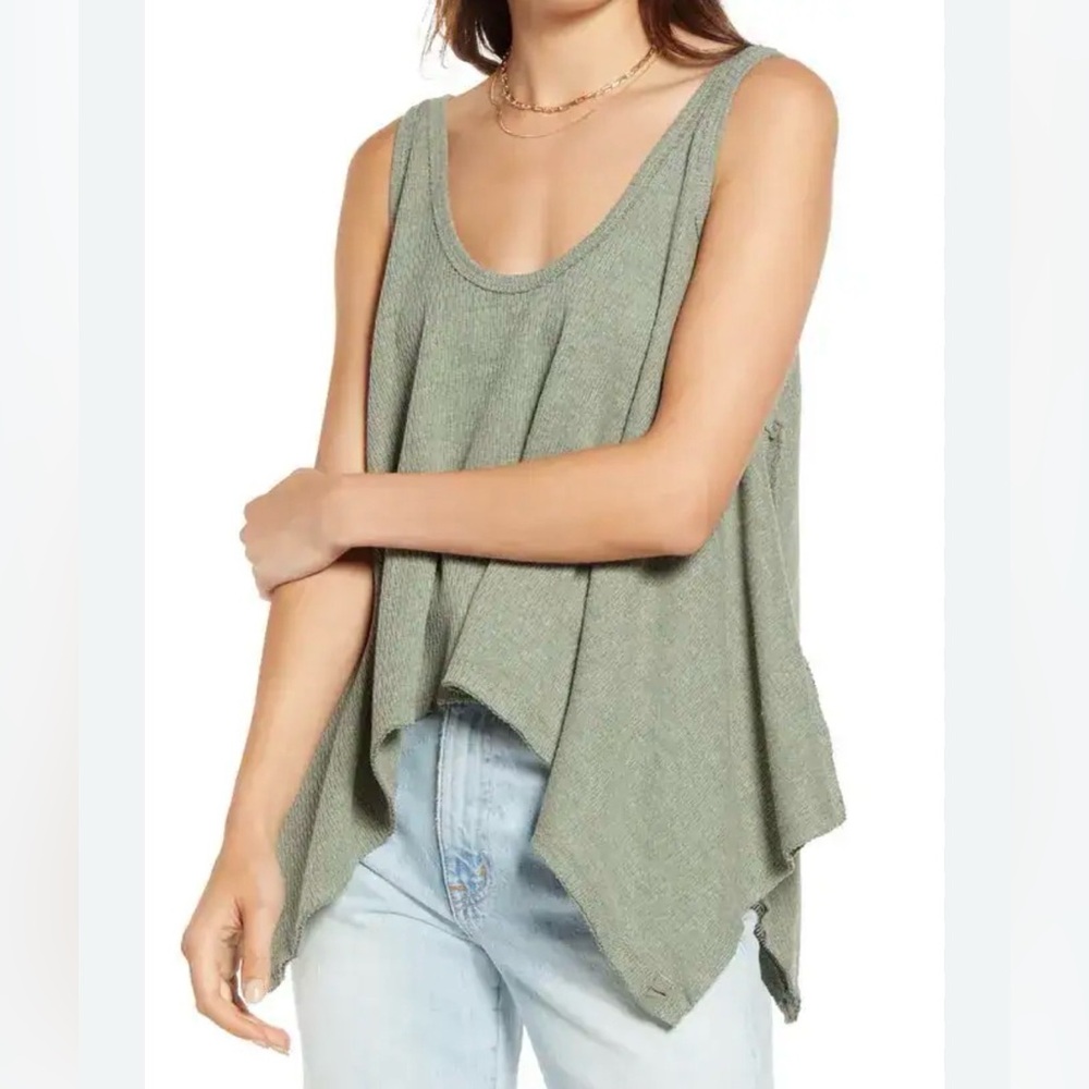 NWT Free People Swing Tank in Moss Size Medium